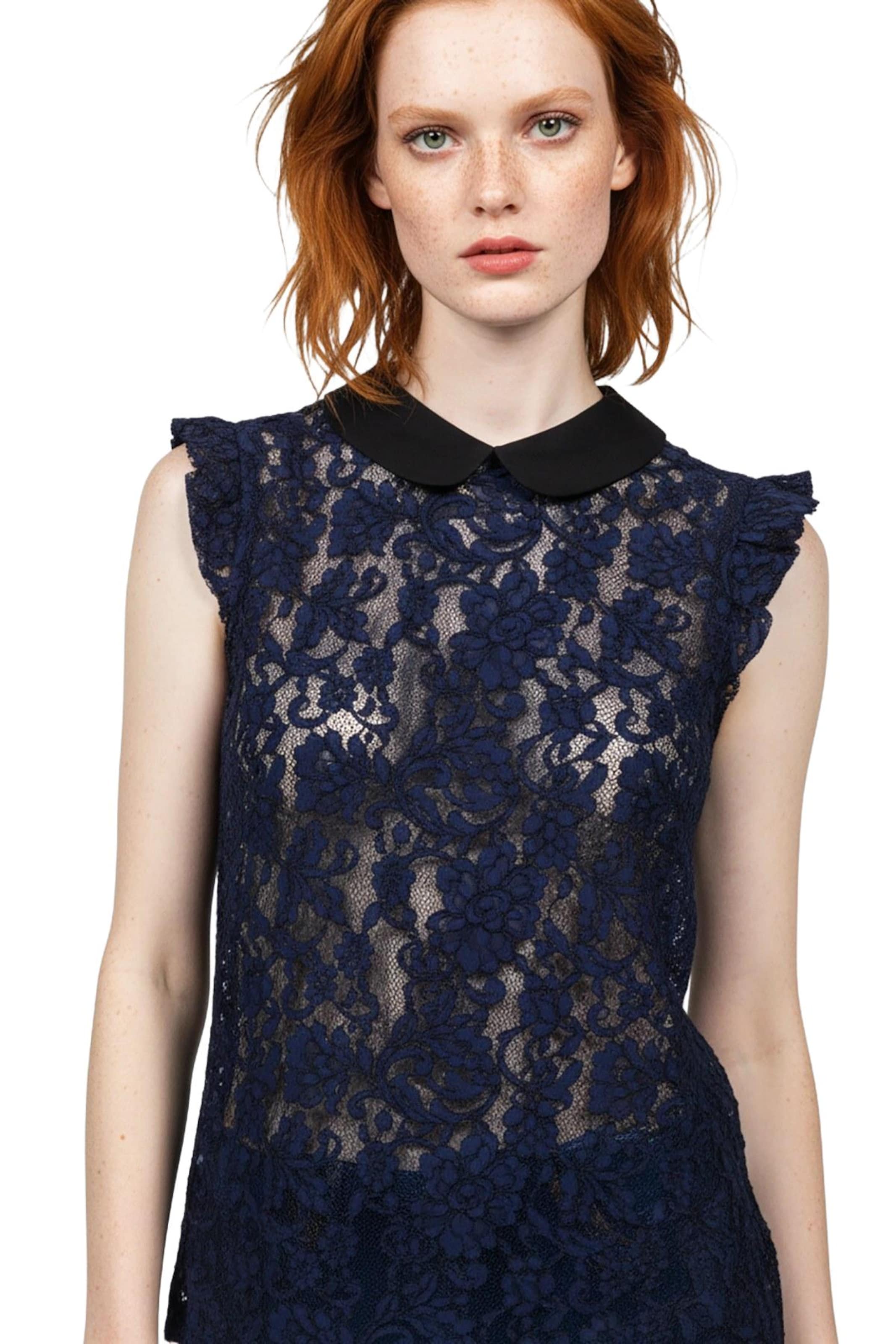 Alexa Dash Bluse in Blau