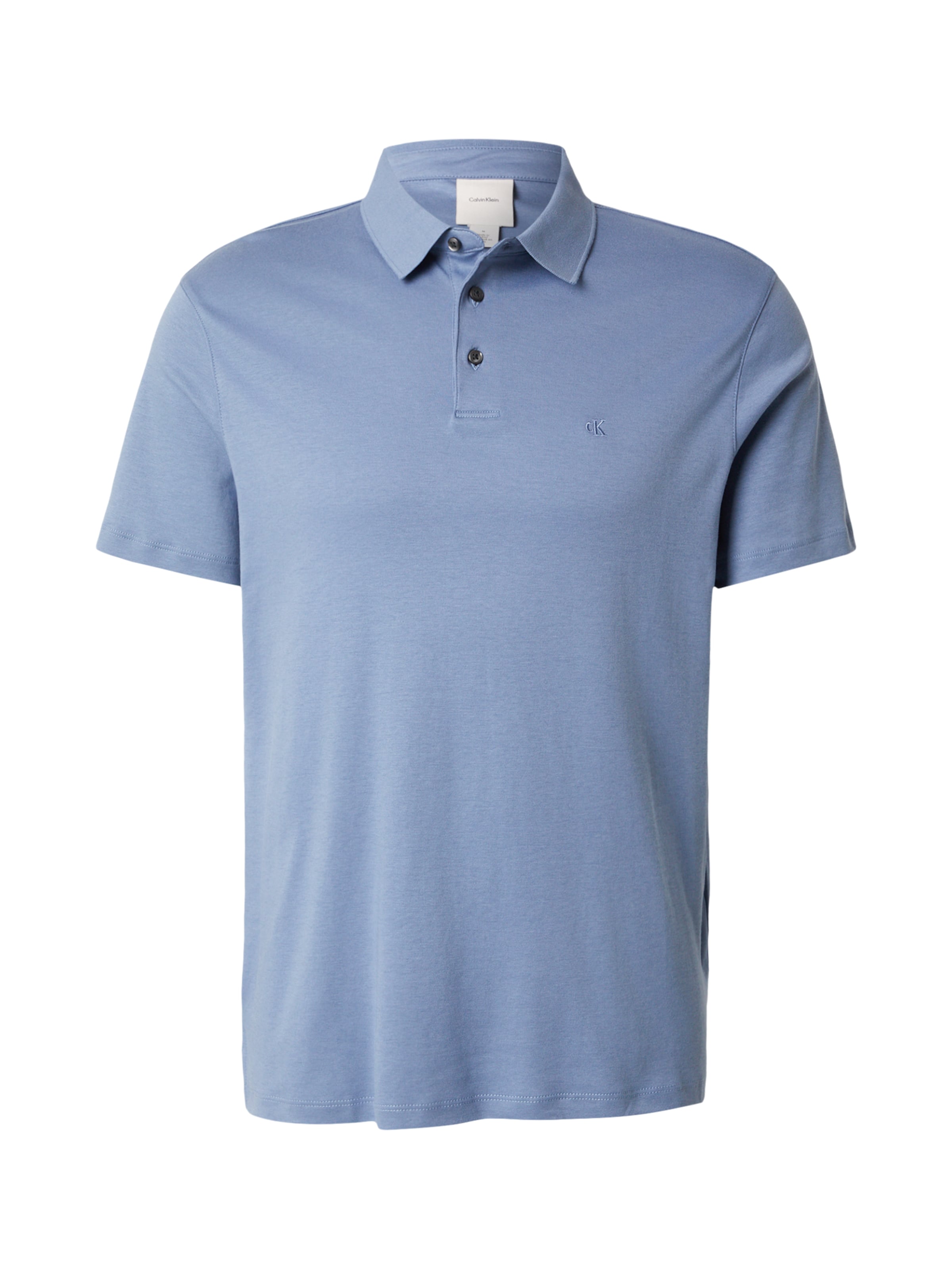 Tricou pe S Calvin Klein pe albastru, Vizualizare produs
