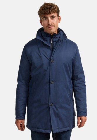 INDICODE JEANS Winter jacket ' Oklaho ' in Blue