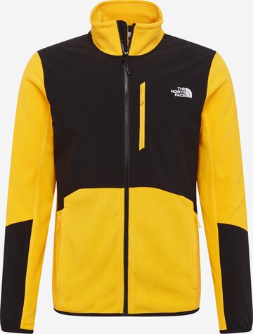 THE NORTH FACE Funktionsfleecejacka 'Glacier' i gul: framsida