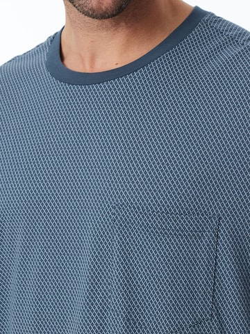 SCHIESSER - Pijama largo 'Essentials' en azul