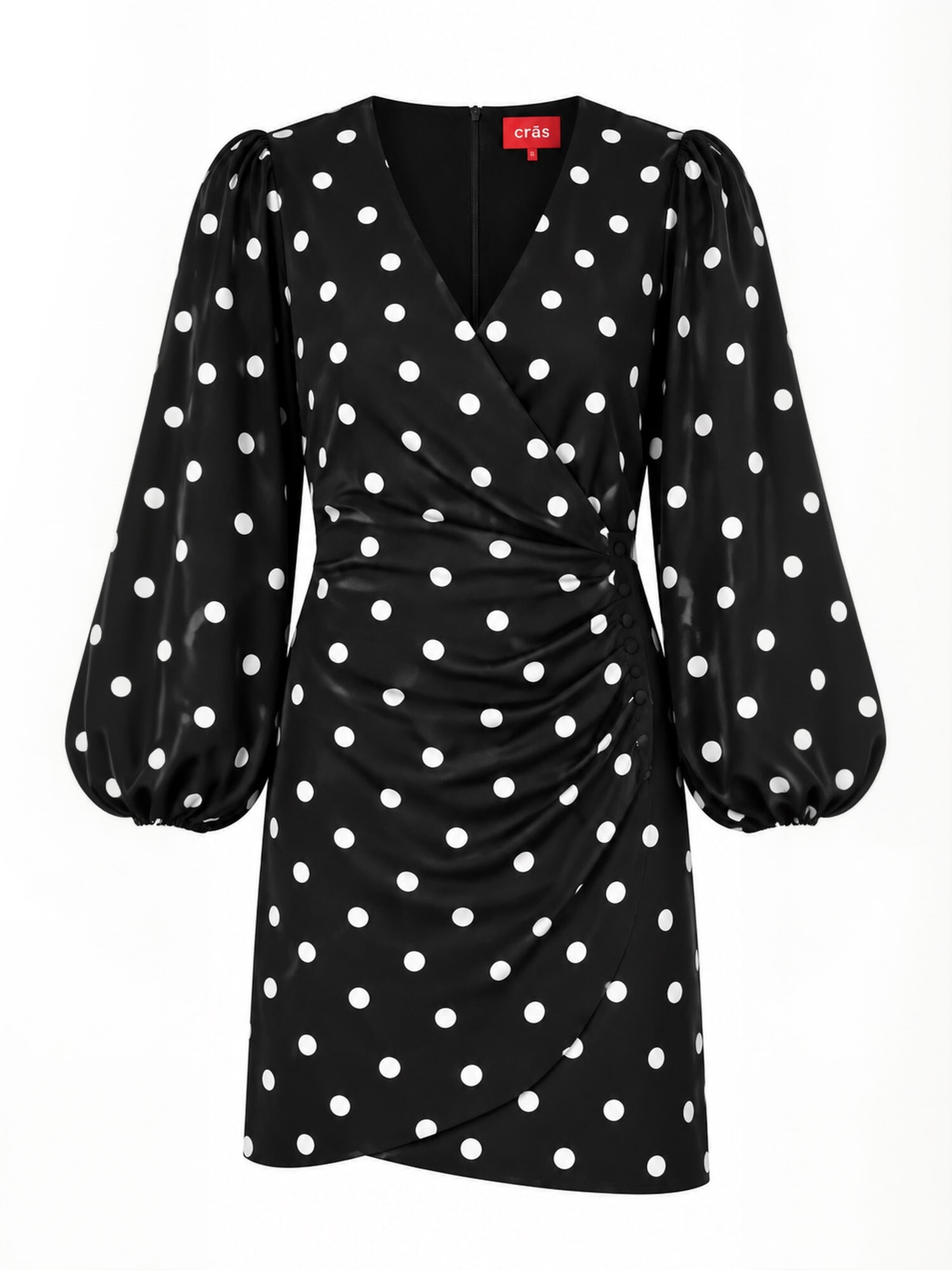 Robe ' Rosellecras ' Crās en noir : devant