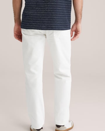 WE Fashion Štandardný strih Džínsy - Biela