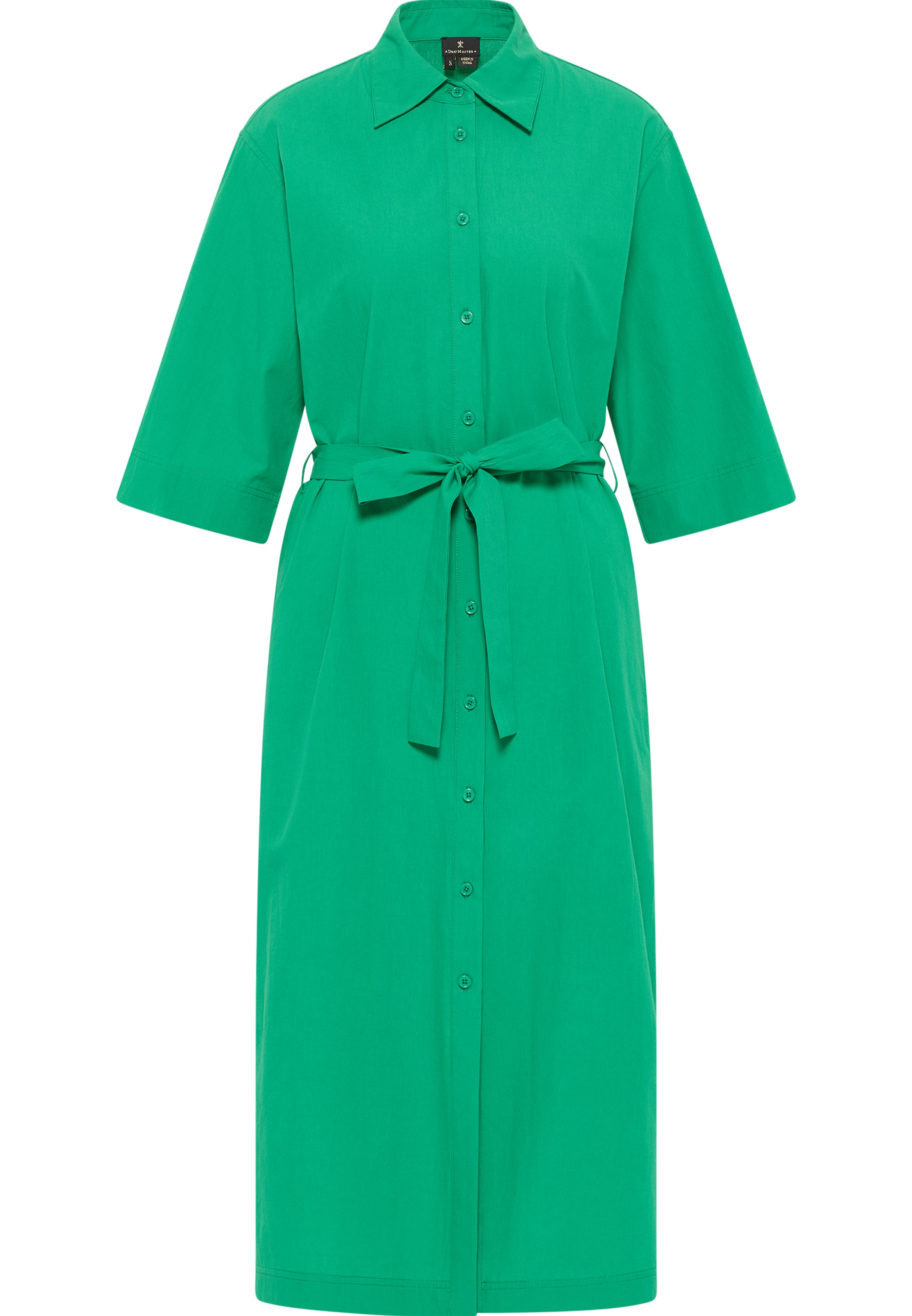 DreiMaster Klassik Платье-рубашка в Зеленый: спереди