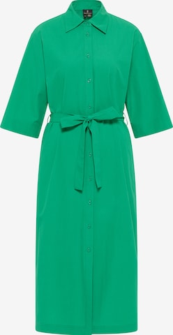 DreiMaster Klassik Платье-рубашка в Зеленый: спереди