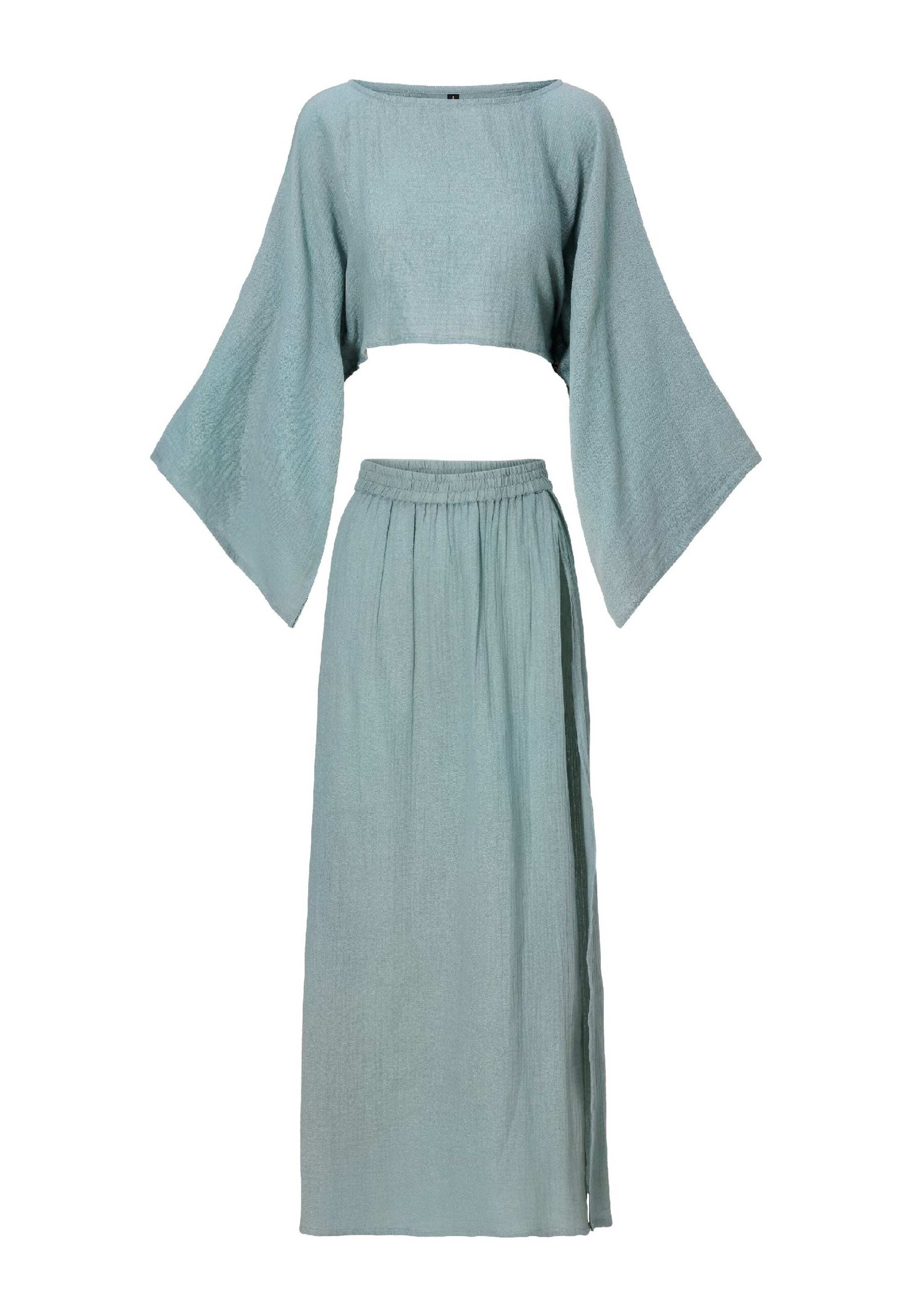 LingaDore - Vestido de fato de banho em verde: frente