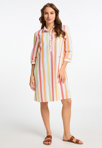 Frieda & Freddies NY Shirt Dress in Red: front