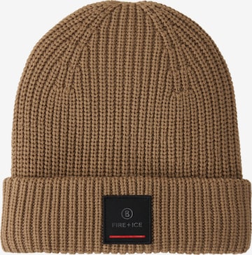 Bogner Fire + Ice Mütze 'Kajus' in Braun: Vorderseite
