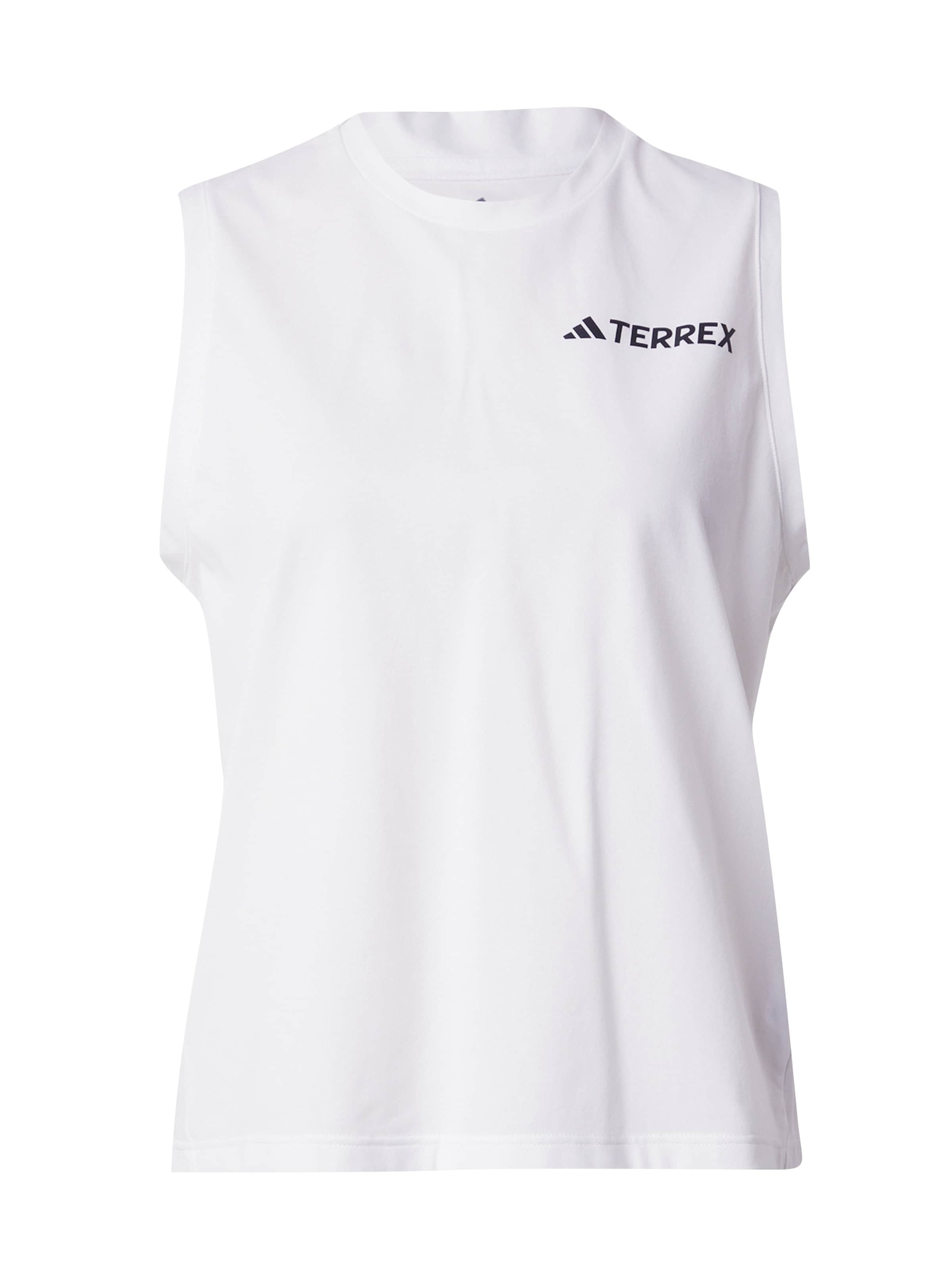 ADIDAS TERREX Sportovní top – bílá: přední strana