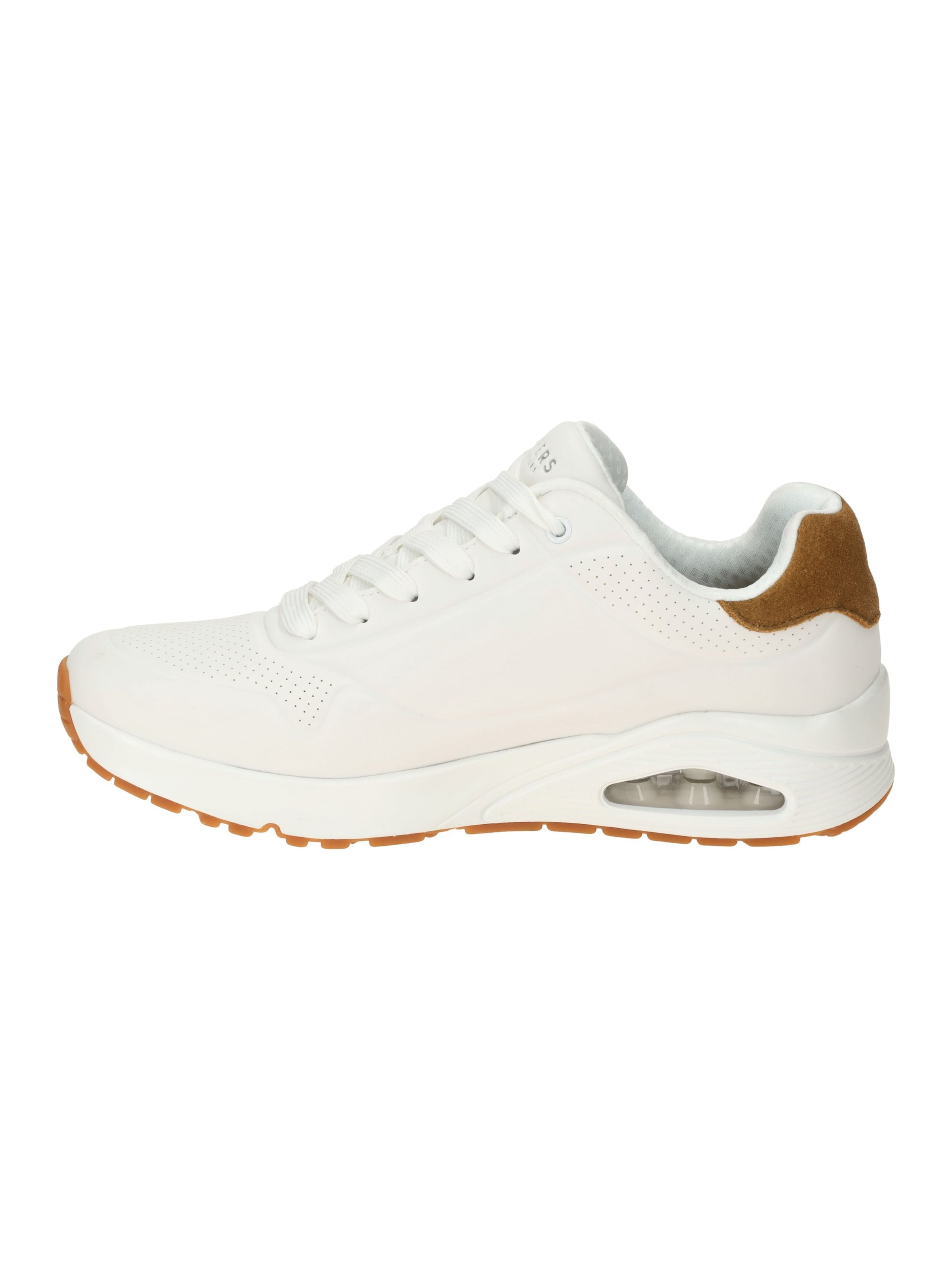 SKECHERS Schnürschuh 'Skechers Uno Schuhe weiß Herren Sneakers 183004'‌ in Weiß