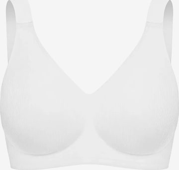 cfab Minimizer Minimizer 'Rib Comfort Minimizer BH' in Weiß: Vorderseite