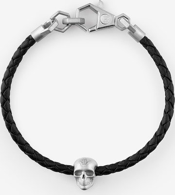 Braccialetto 'Linked' di Philipp Plein Jewellery in argento: frontale