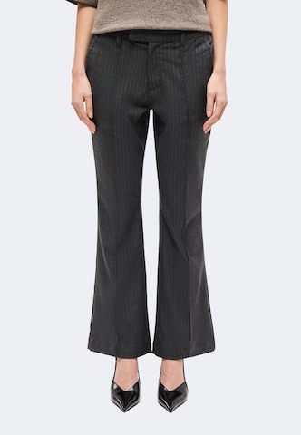 QS - Bootcut Pantalón en gris: frente