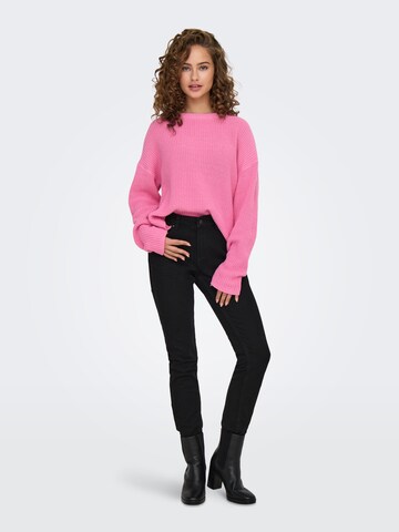ONLY Pullover 'ONLLuna' in Pink