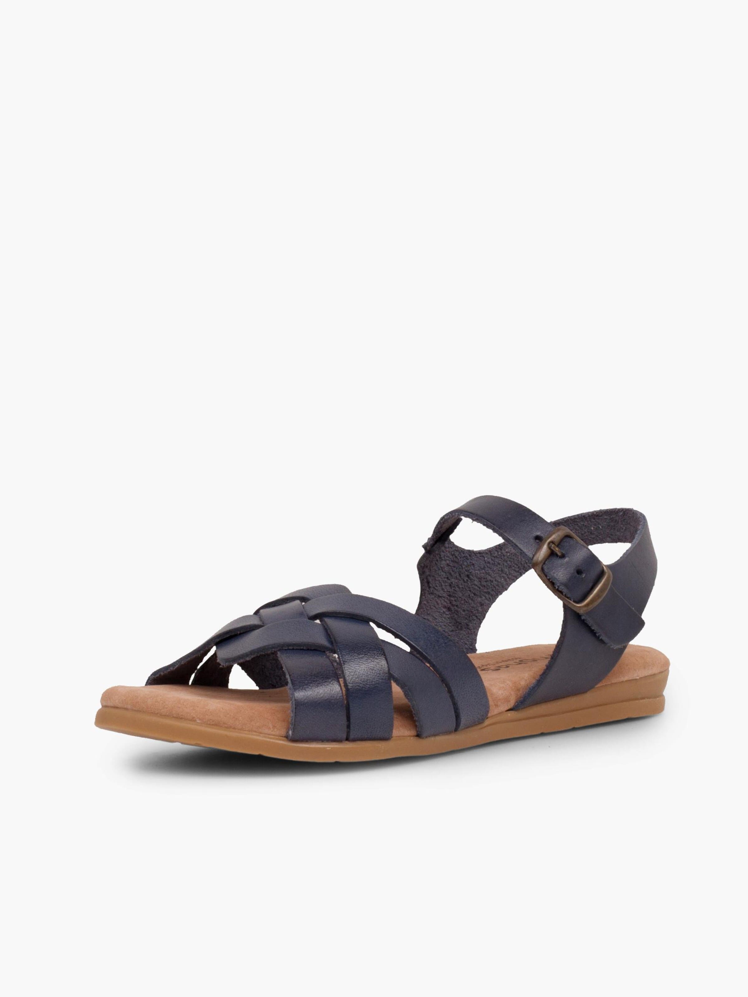 Pisamonas - Sandalias en azul: frente