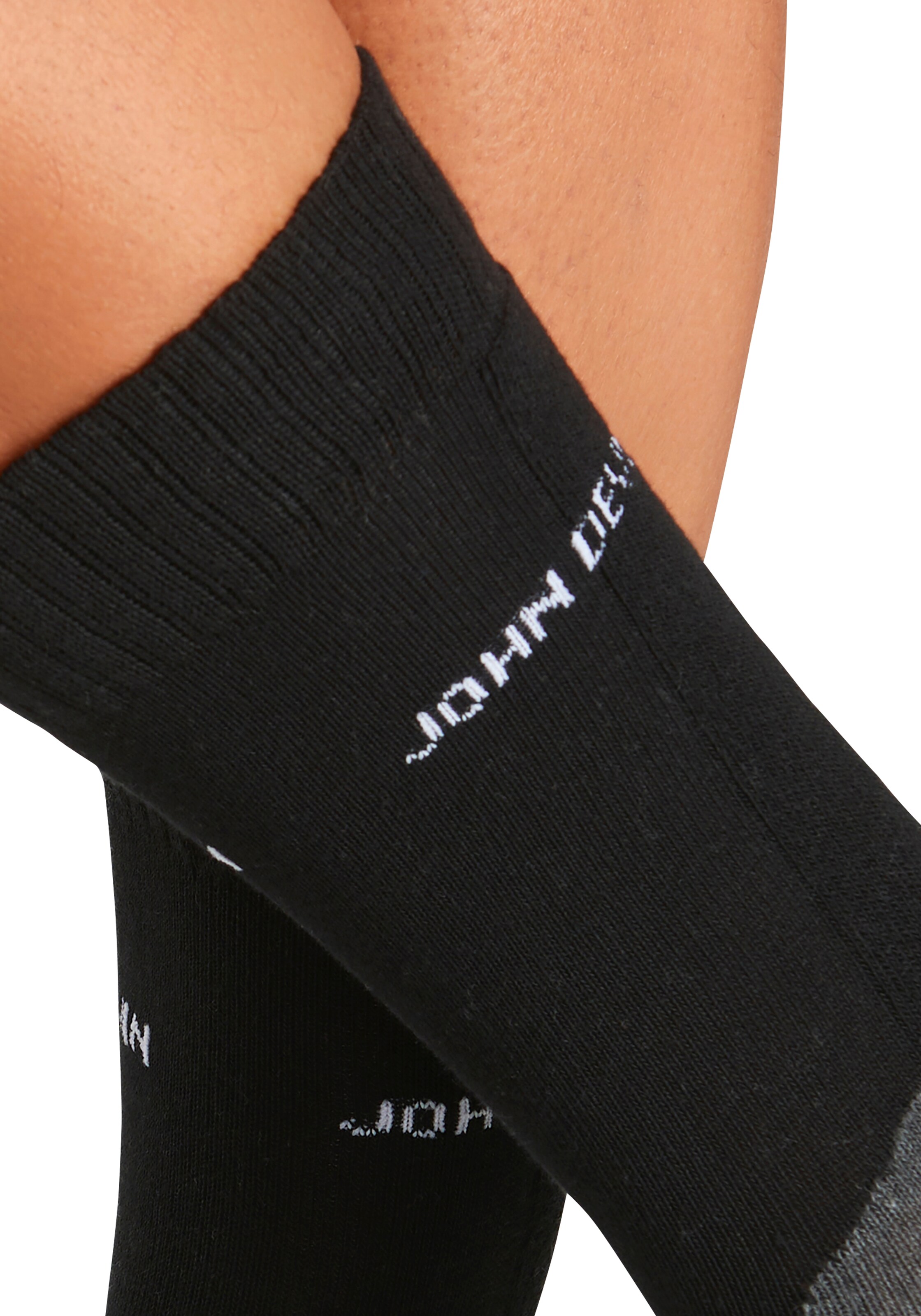JOHN DEVIN Socken in Schwarz