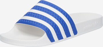 ADIDAS ORIGINALS - Sapato aberto 'ADILETTE' em azul: frente