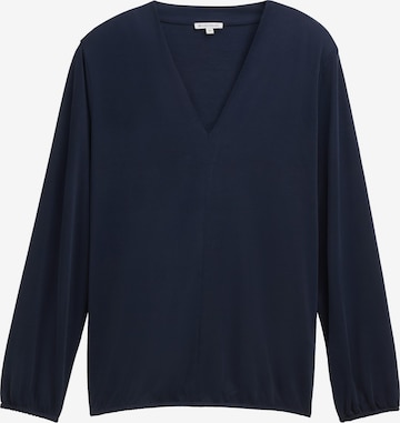 Tom Tailor Women + Shirt in Blau: Vorderseite