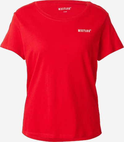 Marškinėliai 'Alma' iš MUSTANG, spalva – raudona / balta, Prekių apžvalga