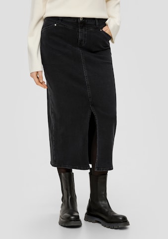 s.Oliver Skirt in Black: front