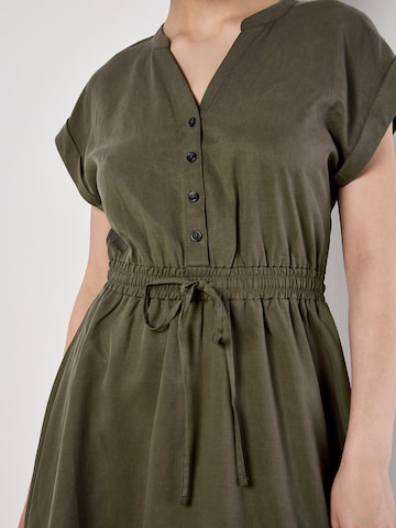 Apricot Zomerjurk in Groen