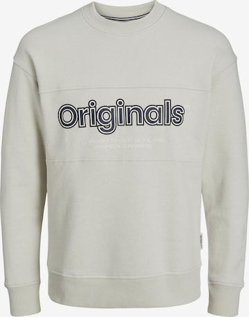 Sweat-shirt 'LAKEWOOD' JACK & JONES en blanc : devant