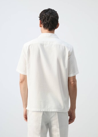 MANGO MAN Regular Fit Hemd 'Muzza' in Weiß