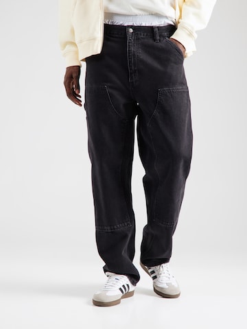 Carhartt WIP Свободный крой Джинсы в Черный: спереди