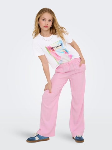 ONLY GIRLS regular Bukser 'KOGSiesta' i pink