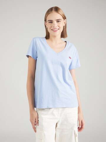 LEVI'S ® Majica 'Perfect Vneck' | modra barva: sprednja stran