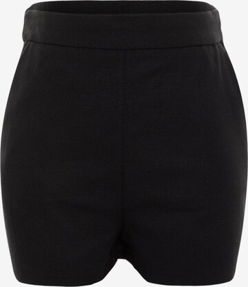 Trendyol Regular Trousers in Black: front