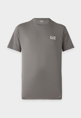 pilka EA7 Emporio Armani Marškinėliai: priekis