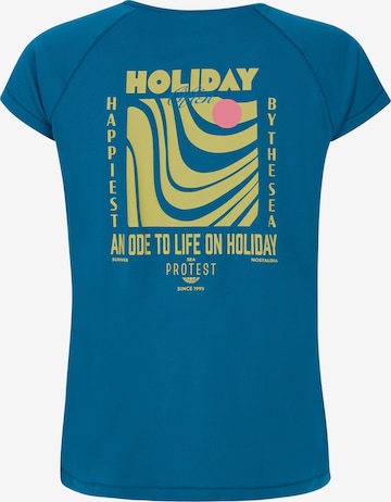 PROTEST Shirt 'PRTHappy' in Blue: front