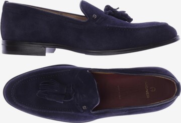 AIGNER Flats & Loafers in 42 in Blue: front