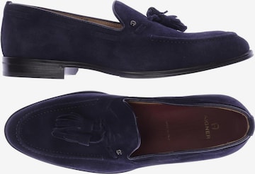 AIGNER Flats & Loafers in 42 in Blue: front