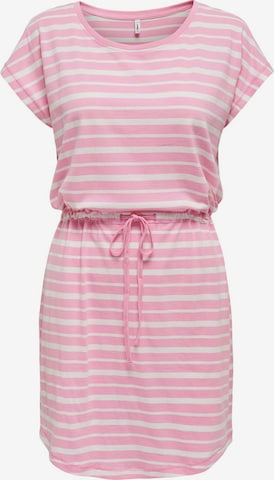 Robe 'MAY' ONLY en rose : devant