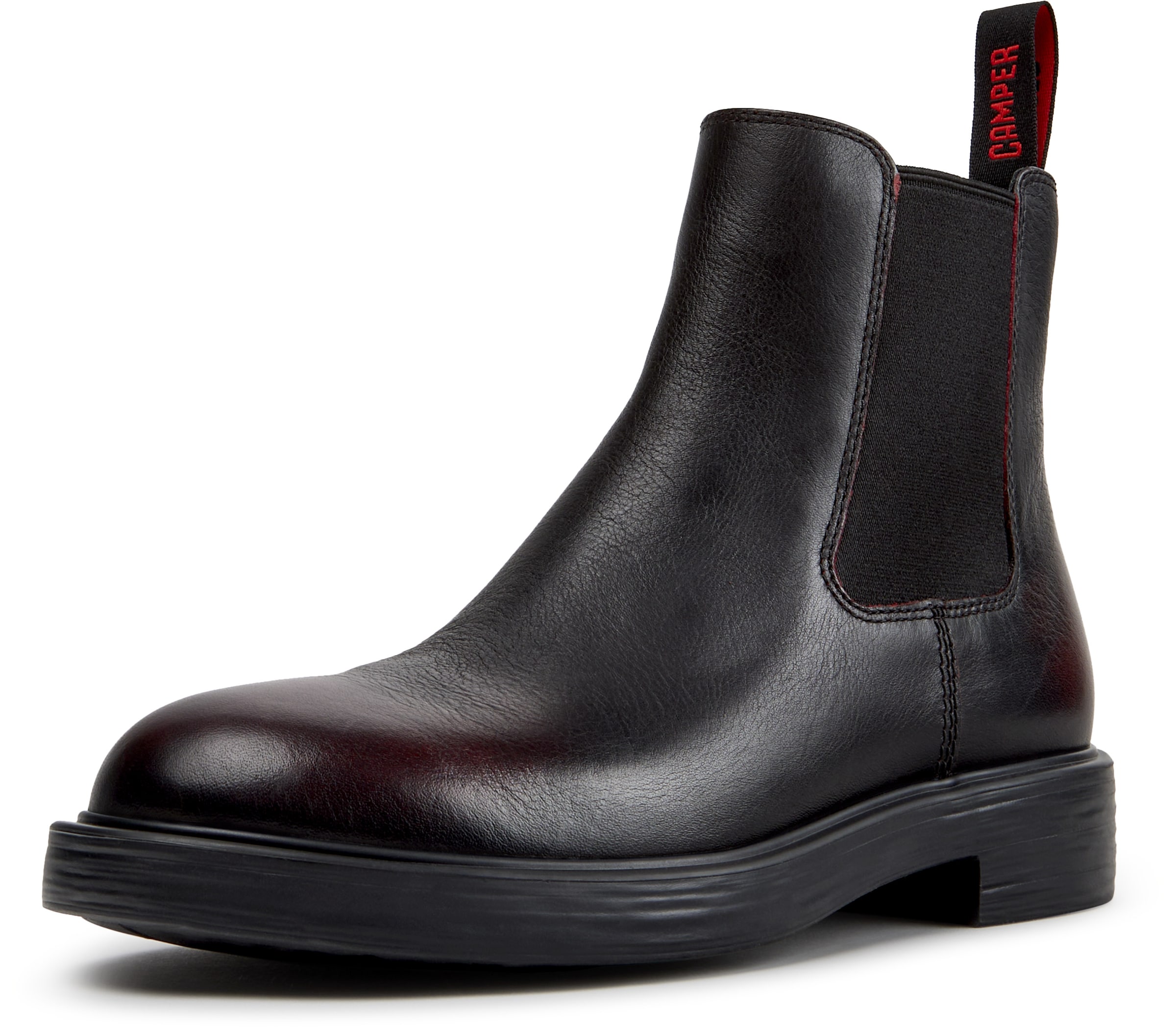 CAMPER Chelsea Boots ' Dean ' in Rot: Vorderseite