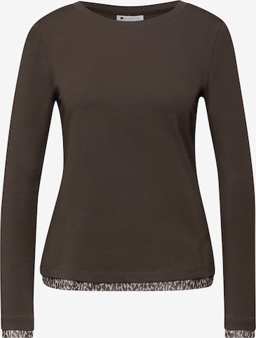 STREET ONE Shirt in Brown: front
