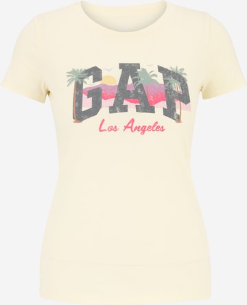 Gap Petite T-Shirt in Gelb: predná strana