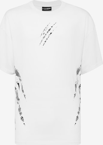 Maglietta di Plein Sport in bianco: frontale