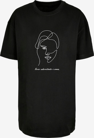 Merchcode T-Shirt 'WD - Woman Figure' in Schwarz: predná strana