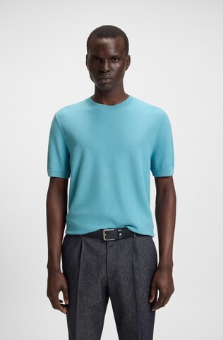 BOSS Sweater ' Ianni ' in Blue: front