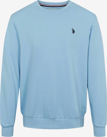 U.S. POLO ASSN. Sweatshirt 'Adler' in Blauw: voorkant