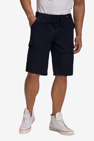 JP1880 Loose fit Cargo Pants in Blue: front