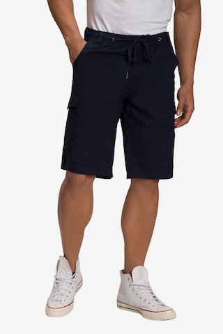 JP1880 Loose fit Cargo Pants in Blue: front