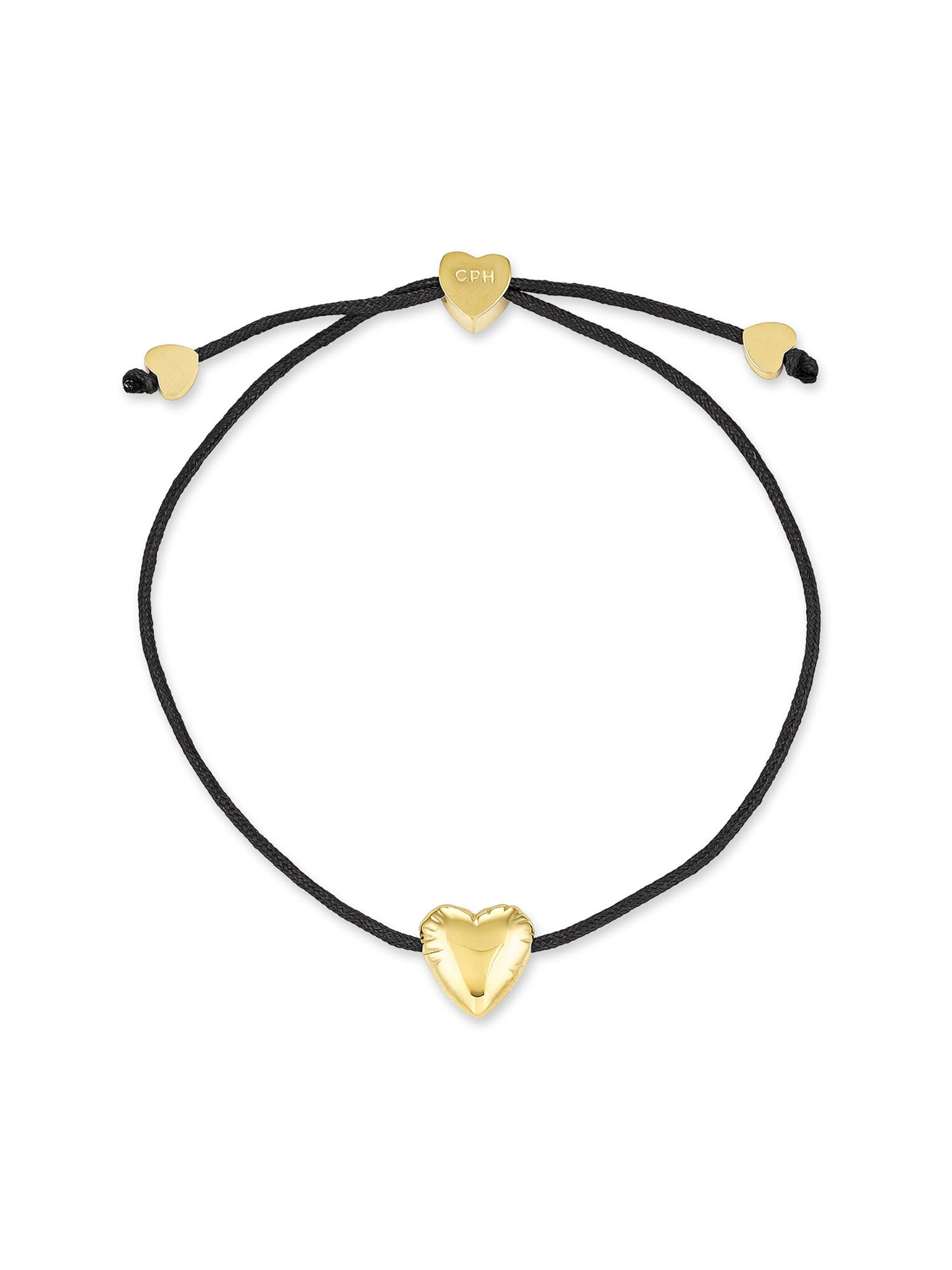Copenhagen Studios Bracelet 'Balloon Hearts' in Black