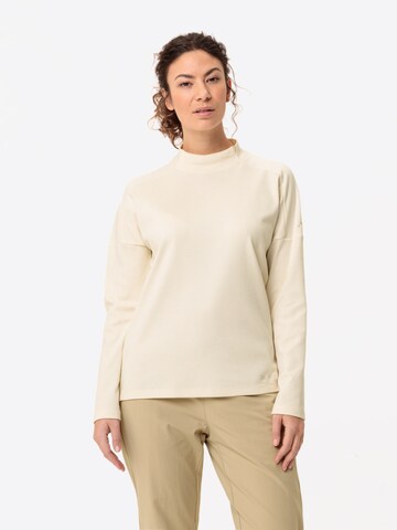 VAUDE Pullover 'Coreway' (GOTS) in Beige: Vorderseite