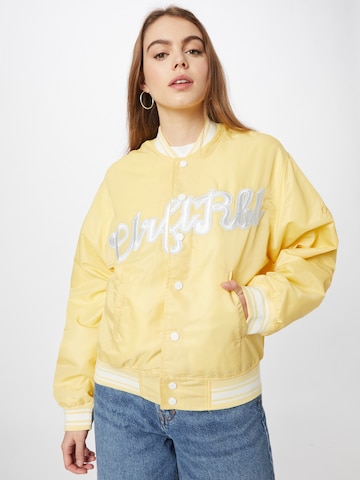 Colourful Rebel Between-Season Jacket 'Felicia' in Yellow: front