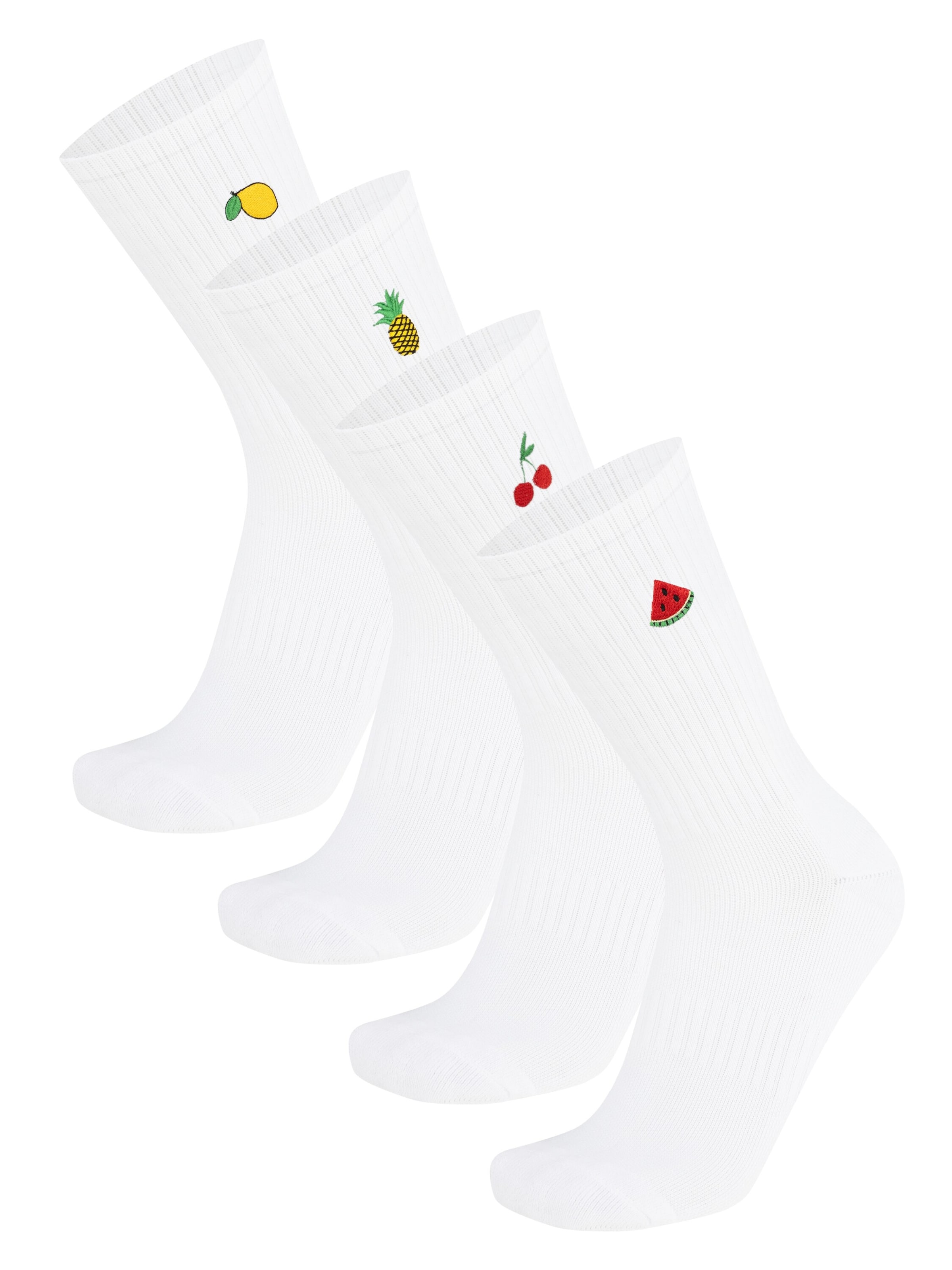 Circle Five Sports socks in White: front