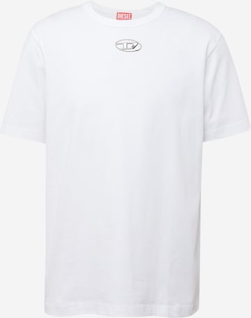 DIESEL T-Shirt 'JUST-OD' in Weiß: predná strana